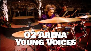 Young Voices 2024  Drum Solo  O2 Arena  Purple Ludwig Vistalight [upl. by Groves833]