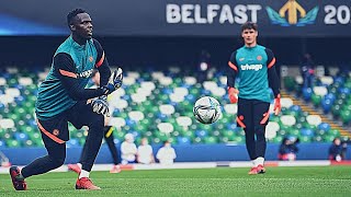 MENDY and KEPA getting destroyed in Chelsea training [upl. by Ayanat]