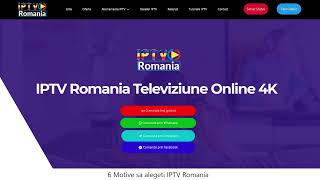 IPTV Romania  Canale TV Romanesti Online 4K  Providerul Nr 1 din Romania [upl. by Emili]