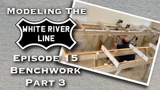 Building Benchwork for a Model Railroad Part 3 [upl. by Kirst752]