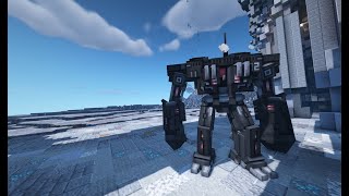 Toro Fight A Mecha In Minecraft [upl. by Braca71]