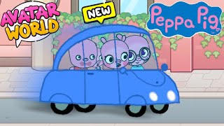 🐷Peppa Pig in Avatar World  The New Car 🚗  Avatar World 🌍 [upl. by Antonella513]