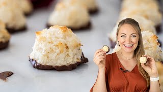 Macaroons Made Easy Coconut Macaroons for the Holidays [upl. by Enileqcaj]