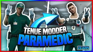 TENUE MODDER AVEC CODAGE PARAMEDICAMBULANCIER GTA 5 ONLINE 151 PC  PS4  XBOX ONE [upl. by Hayifas638]