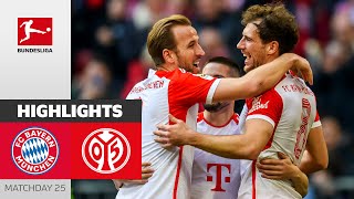 Bayern crushes Mainz 05  FC Bayern München  1 FSV Mainz 05 81  Highlights  MD 25 – BL 2324 [upl. by Proffitt781]