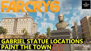 Far Cry 6 Gabriel Statue Locations  All 12  Paint The Town  Deface The Gabriel Statues [upl. by Ike]