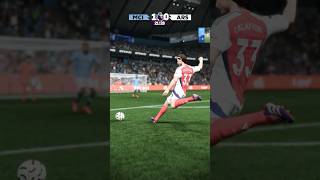 Calafiori’s crazy goal vs Man City recreated in FC25 😍 eafc eafc25 fc25 fut football shorts [upl. by Aihtekal]