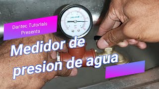 💥COMO HACER UN MEDIDOR DE PRESION DE AGUA CASERO FACIL Y RAPIDO💦 [upl. by Porett]