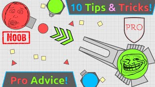 10 TIPS AND TRICKS EVERY DIEPIO PLAYER SHOULD KNOW Diepio How to Become Pro Player [upl. by Hepsiba]