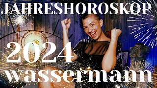 WASSERMANN 2024 JAHRESHOROSKOP  eine astrologische Energievorschau für ein erfolgreiches 2024 [upl. by Mcdade]