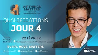 Airthings Masters Champions Chess Tour 2022  Qualifications Jour 4 [upl. by Yadroc150]