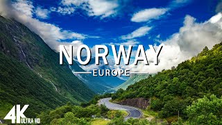 FLYING OVER NORWAY 4K UHD  Relaxing Music Along With Beautiful Nature Videos  4K Video HD 1 [upl. by Ynabe]