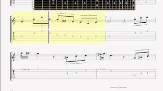 B B King Ten Long Years GUITAR 1 TABLATURE [upl. by New]