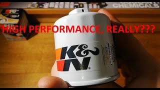 Is Expensive Better KampN Performance Gold HP1003 Oil Filter Cut Open And Review [upl. by Aivekal]