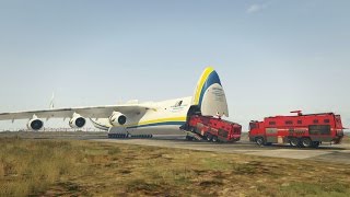 Trevor Philips Aerotransportes  Avion Antonov 225 transportando dos camiones de Bomberos [upl. by Eugnimod]