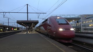 Thalys 4301 komt door station Antwerpen Berchem [upl. by Atsira923]