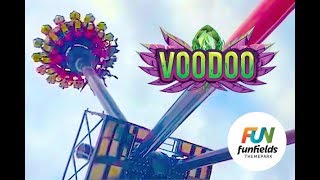 New Voodoo  SkyHigh 360 degree FULL looping Ride [upl. by Esnohpla]