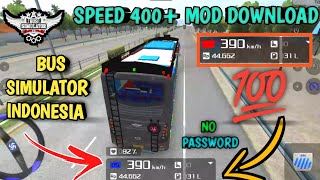 How to add speed mod bussid  bus simulator indonesia  bussid 490  speed mod [upl. by Analiese]