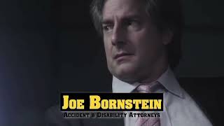 Law Offices of Joe Bornstein Commercial Featuring Robert Vaughn 15 [upl. by Alohcin754]