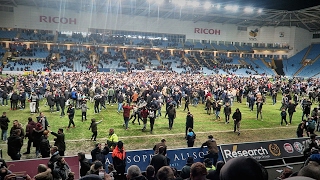 Coventry City 21 Wycombe Wanderers  Pitch Invasion  Checkatrade Trophy Semi Final [upl. by Eustacia397]