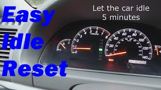 Toyota  Lexus Rough Idle After Battery ChangeDisconnect  Idle Reset Relearn Procedure [upl. by Ecniuq]