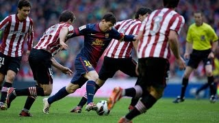 Leo Messi goal vs Athletic Bilbao With Ray Hudson Commentary HD [upl. by Adleme579]