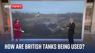 How are British Challenger 2 tanks being used by Ukraine [upl. by Ninehc]