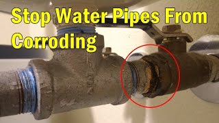 Corroded water pipe fix  Galvanic corrosion [upl. by Akitahs]