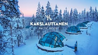 OFFICIAL  Kakslauttanen Arctic Resort in wintertime [upl. by Htir]