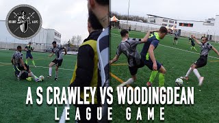 A S CRAWLEY vs WOODINGDEAN  “We came for war You came to talk”  LEAGUE GAME  SNUS TV [upl. by Wrigley]