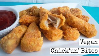 Vegan Chicken Bites  Jackfruit [upl. by Leavelle]