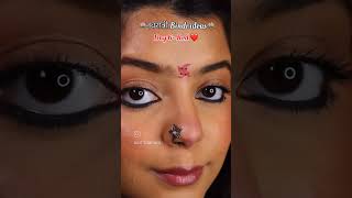 Easy bindi design with eyeliner eyelinertutorial eyelinerhack tattoo [upl. by Monto]