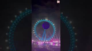 Happy New Year London  London Fireworks 2024  drone show London 2024 [upl. by Allimrac]