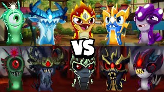 BABOSAS ELEMENTALES VS ELEMENTALES MALVADAS  SLUGTERRA SLUG IT OUT 2 [upl. by Chevalier]