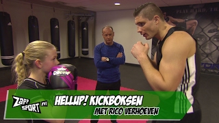 HELLUP Kickboksen met Rico Verhoeven  ZAPPSPORT [upl. by Eiznik579]