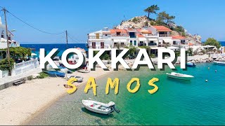 KOKKARİ  SAMOS  WALKING TOUR  PLACES TO SEE  SISAM ADASI  GREECE  SAMOS ISLAND [upl. by Tiedeman]