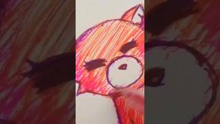 Scribble drawing of fox scribbling art easy [upl. by Bopp804]