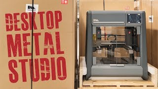 Desktop Metal Studio 3D Printer  Affordable Metal 3D Printing [upl. by Anon]