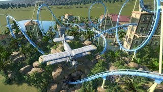 Lets Play Planet Coaster  Studios Park  Episode 2  Floorless Coaster [upl. by Bussy]