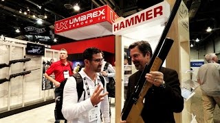 NEW Airforce Texan SS PCP Air Rifle  Umarex Hammer 50 Airgun  SHOT Show 2017  PCP Pellet Guns [upl. by Anadal748]