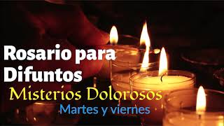 ✝️𝙍𝙊𝙎𝘼𝙍𝙄𝙊 𝙋𝘼𝙍𝘼 𝘿𝙄𝙁𝙐𝙉𝙏𝙊𝙎 Misterios Dolorosos Martes y viernes  📿Oraciones catolicas  Orar Unidos [upl. by Nylirrehs753]