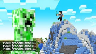 Les MOBS Deviennent De plus En Plus GRANDS Au Fil Du TEMPS  Minecraft [upl. by Assin824]