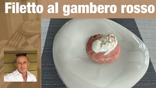 Filetto in CBT con gambero rosso e burrata [upl. by Iren]