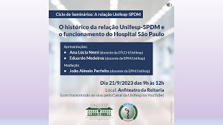 A relação UnifespSPDM O histórico e o funcionamento do Hospital São Paulo [upl. by Annovahs630]