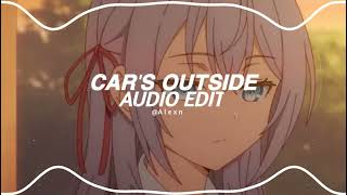 CARS OUTSIDE  James Arthur AUDIO EDIT [upl. by Jaco]