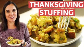 How to Make Easy Thanksgiving Stuffing  Thanksgiving Side Dish  Allrecipescom [upl. by Stutman]