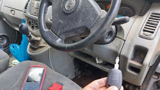 Renault Trafic  Vauxhall Vivaro  Nissan Primastar all Car Keys are lost  Toate cheile pierdute [upl. by Noreik]