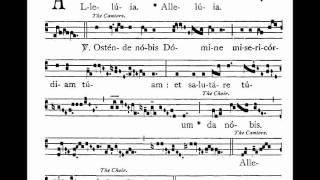 Gregorian Chant  Alleluia Ostende nobis Domine [upl. by Akimihs]