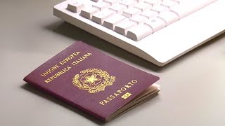 Poste Italiane debutto a Roma del servizio passaporti in ufficio postale [upl. by Hannahsohs]