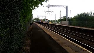 2A42 380112 Glasgow CentralBarrhead arriving amp Departing from Nitshill 10524 [upl. by Ahsyia]